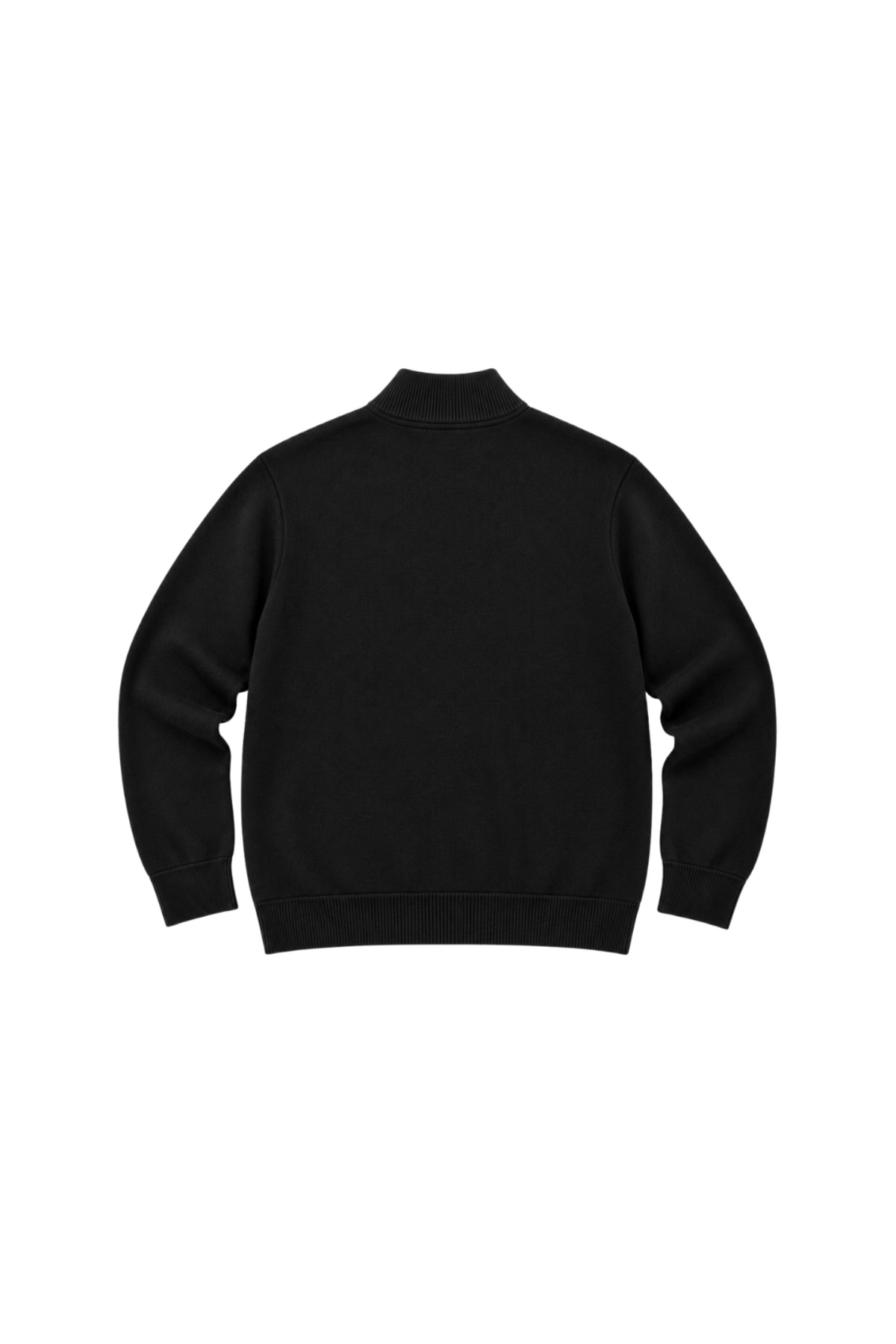 BattalModa Erkek Büyük Beden Siyah Basic Cepli Triko Hırka 3XL-4XL-5XL-6XL görsel 5
