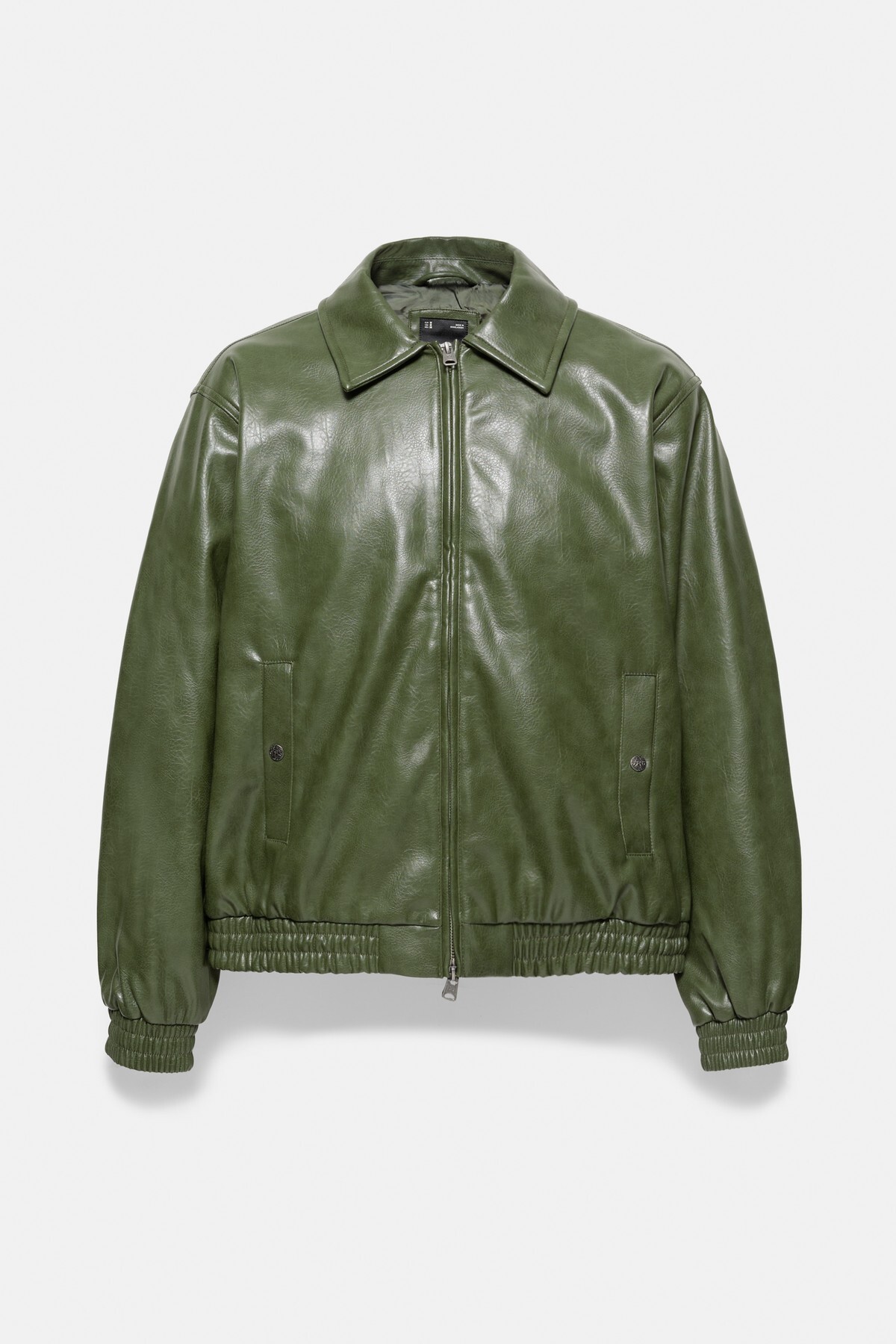 Pull & Bear Suni deri ceket görsel 7