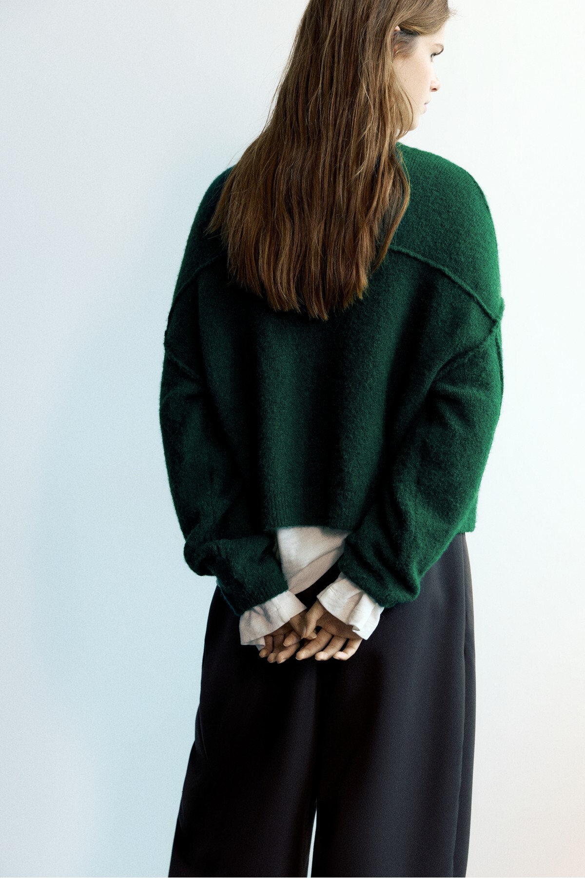 Pull & Bear Yumuşak örgü hırka görsel 5