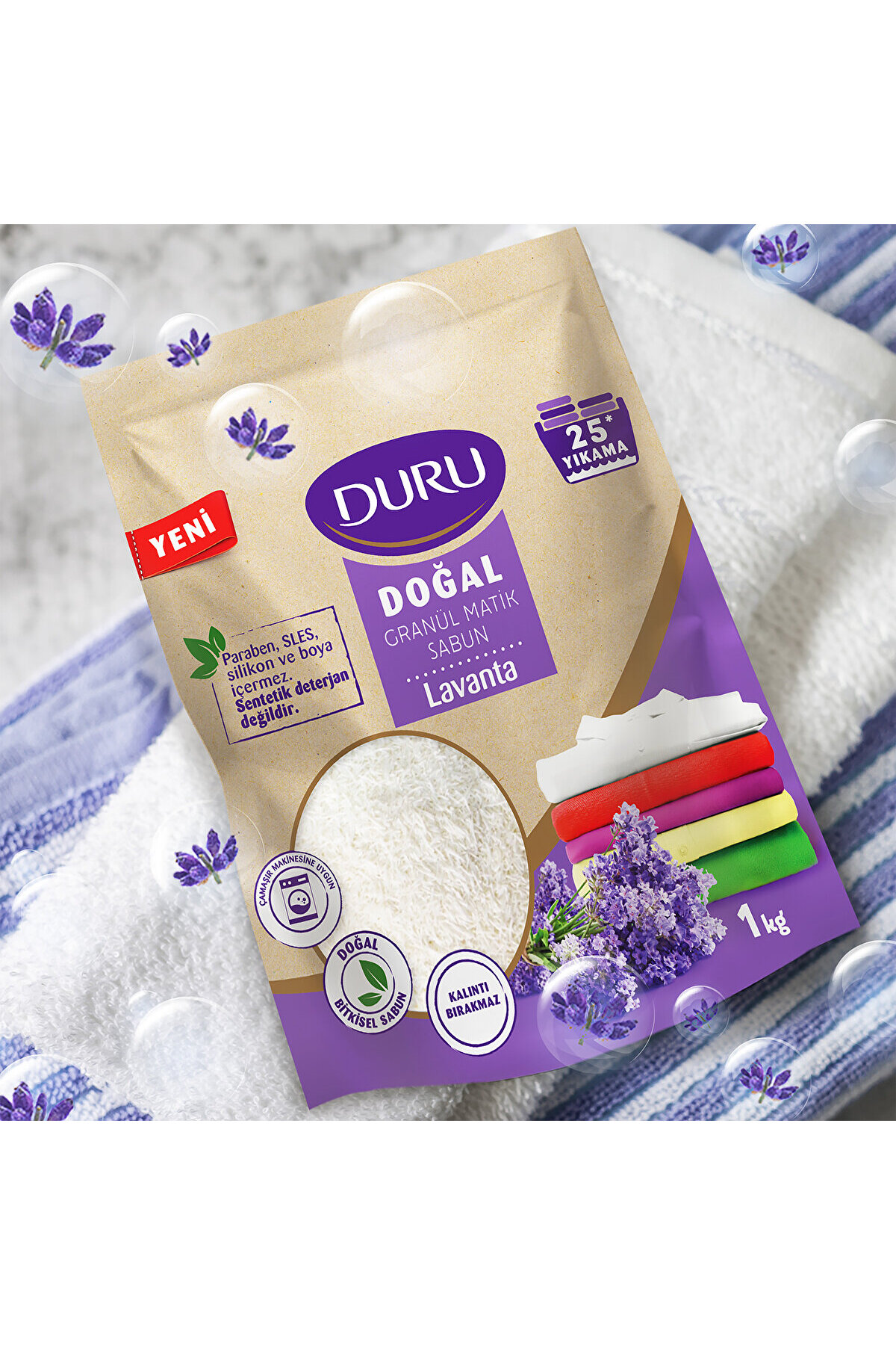 Granül Sabun Lavanta 1000 gr — DRU-490157 — تصویر 3 از 3