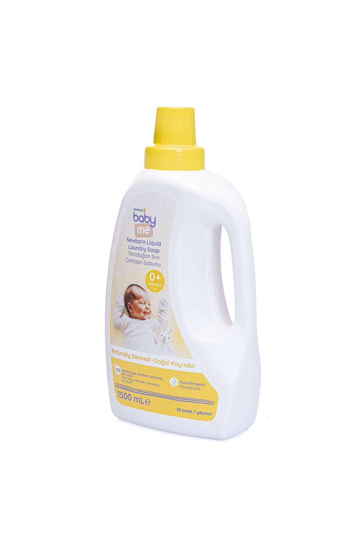baby me Doğal Kaynaklı Yenidoğan Çamaşır Sabunu 1500 ml — BAE-2125 — تصویر 3 از 3