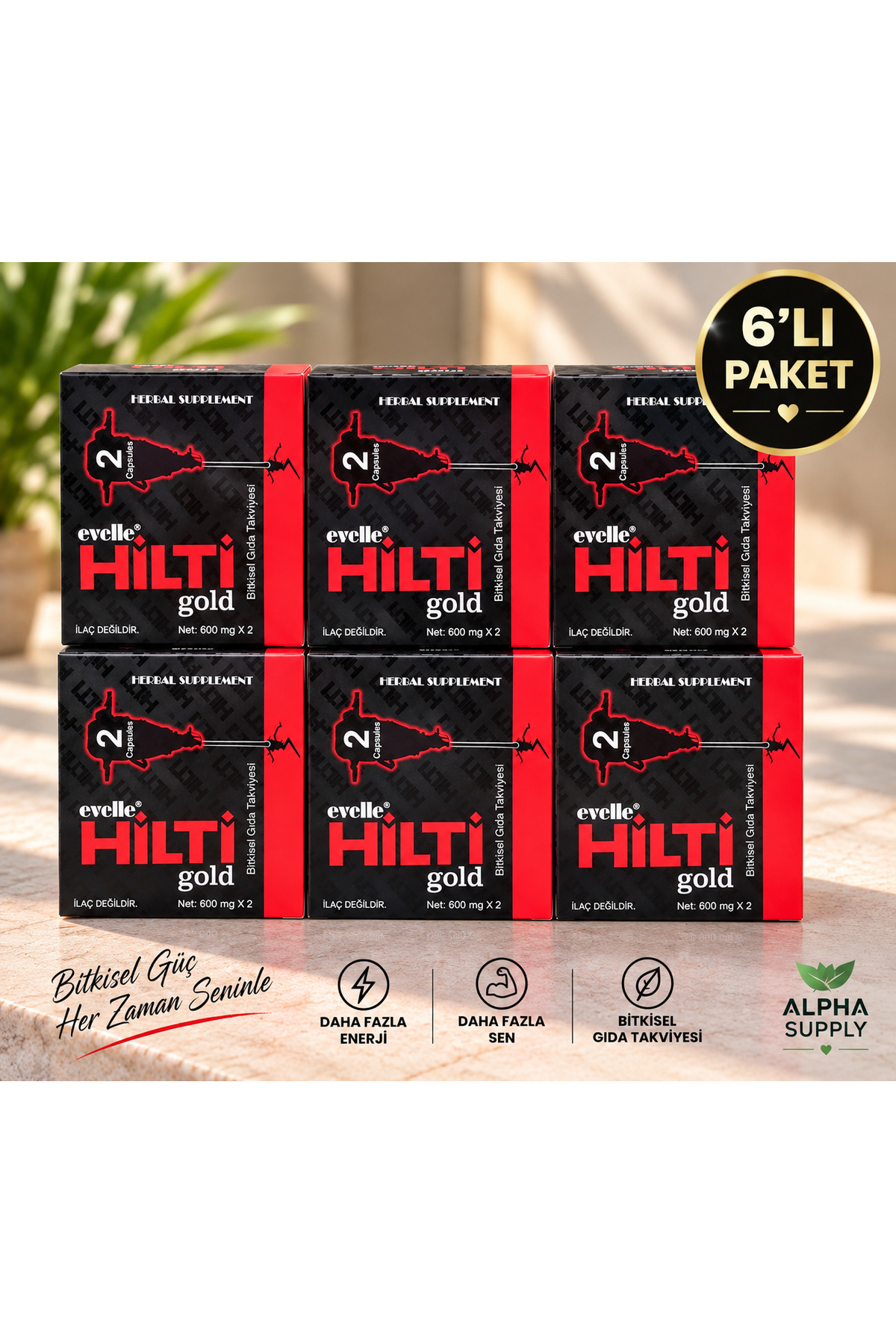 HiltiGold HİLTİ Gold 6’lı Paket -Alpha Supply — HILTI-GOLD-6LI-001