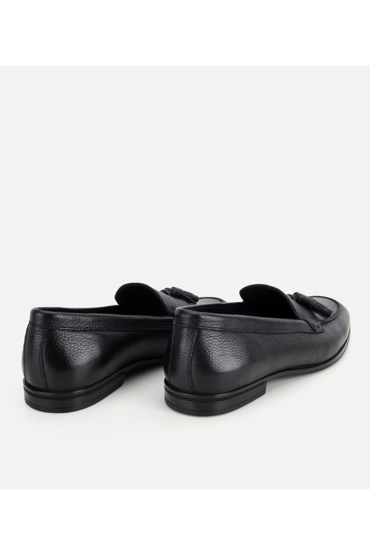 Hotiç Erkek Deri Siyah Yumuşak Dokulu Püskül Detaylı Klasik Loafer görsel 4
