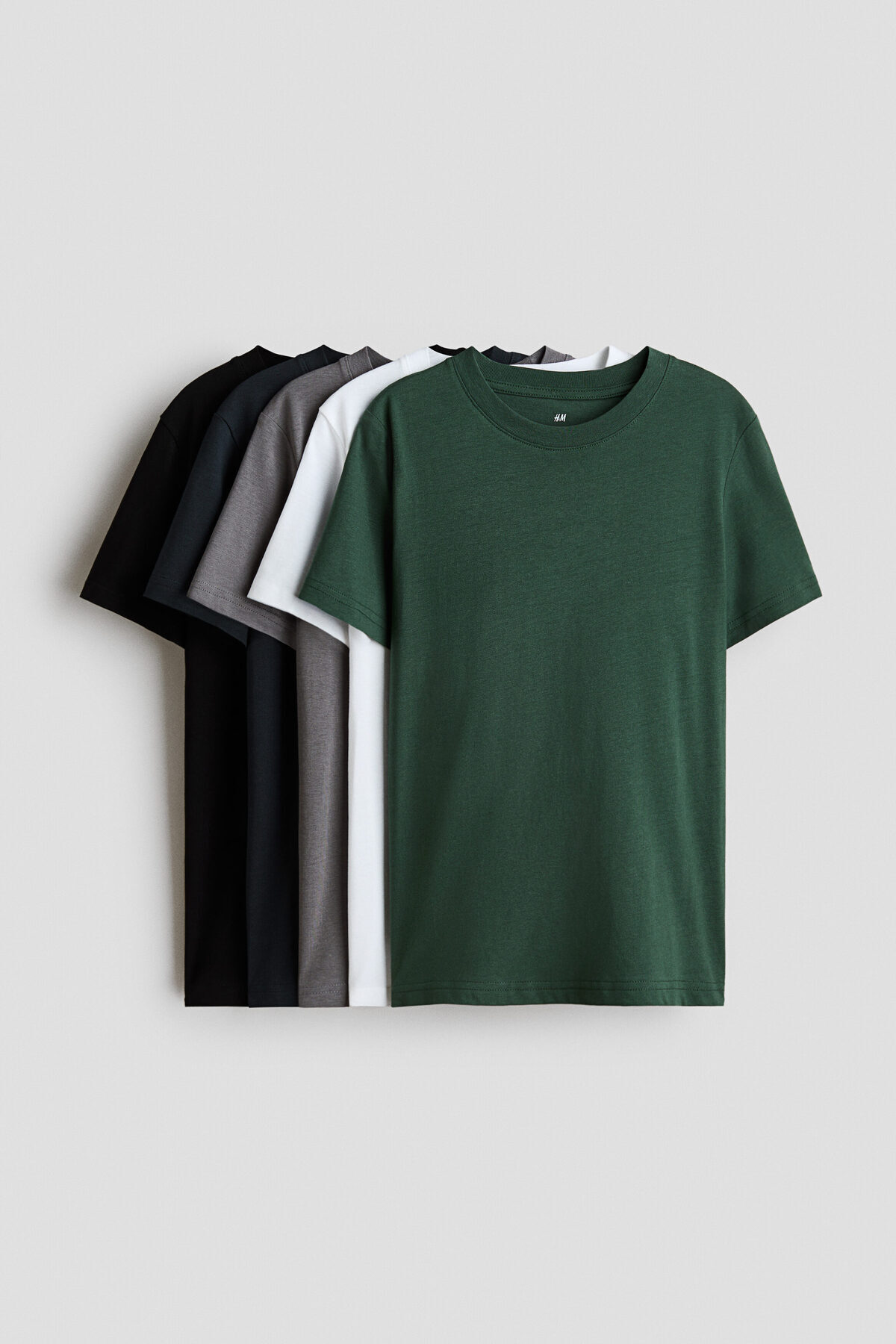 تی‌شرت‌های پک ۵ تایی اچ اند ام تی شرت H&M
