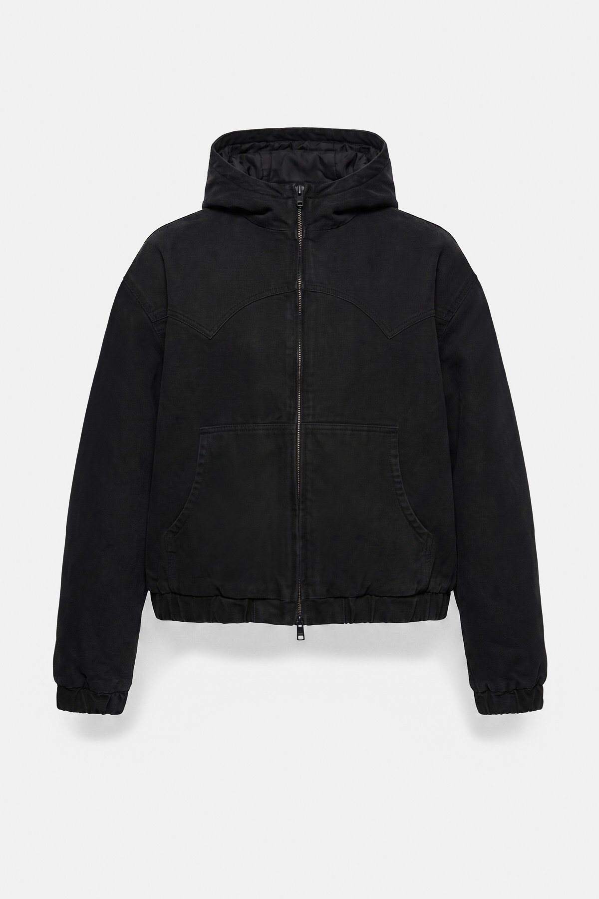 Pull & Bear Kapüşonlu bomber ceket görsel 8