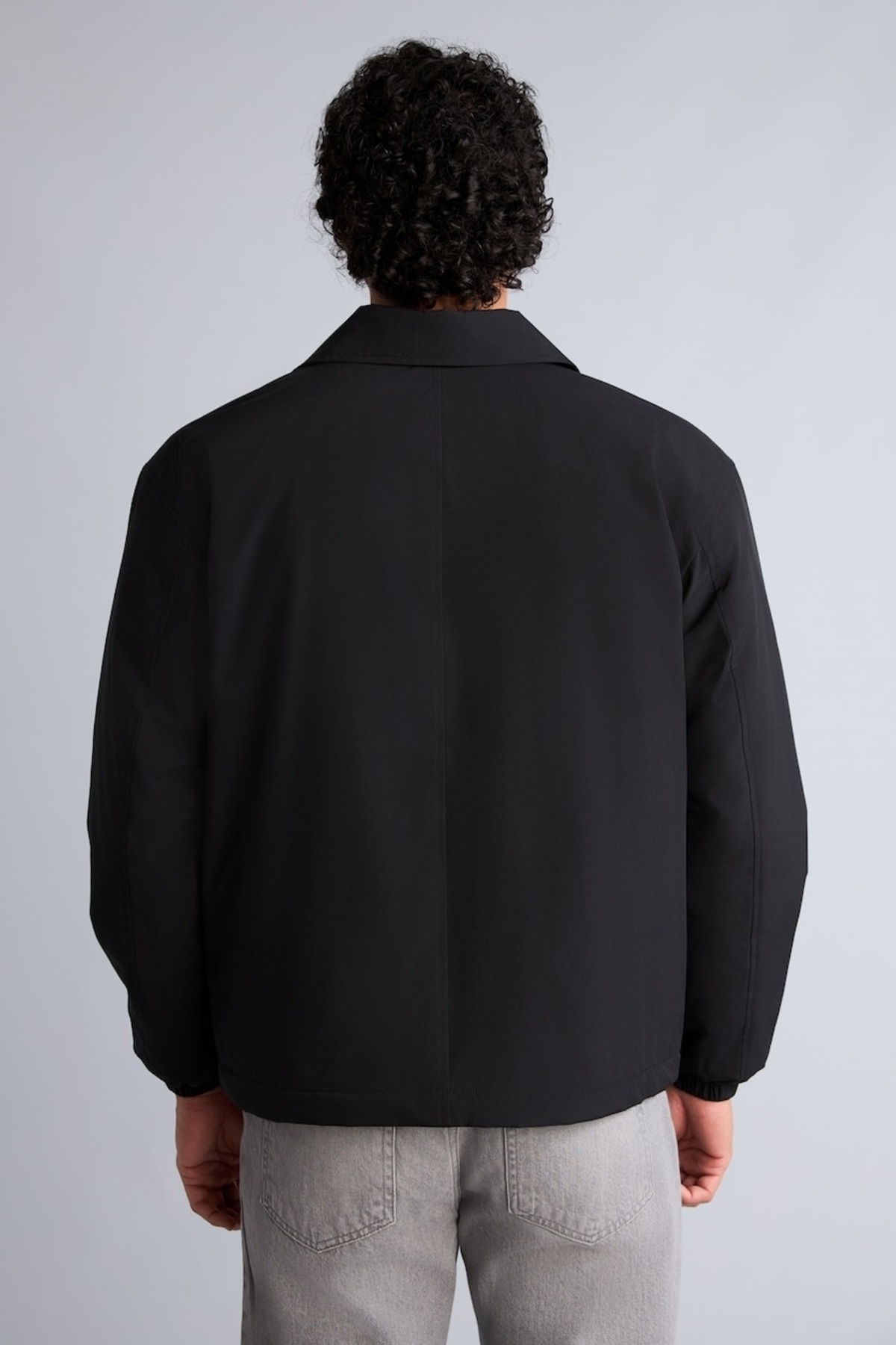 ژاکت ضد آب یقه پیراهن معمولی H1494AX26AU — مشکی — تصویر 5 از 5