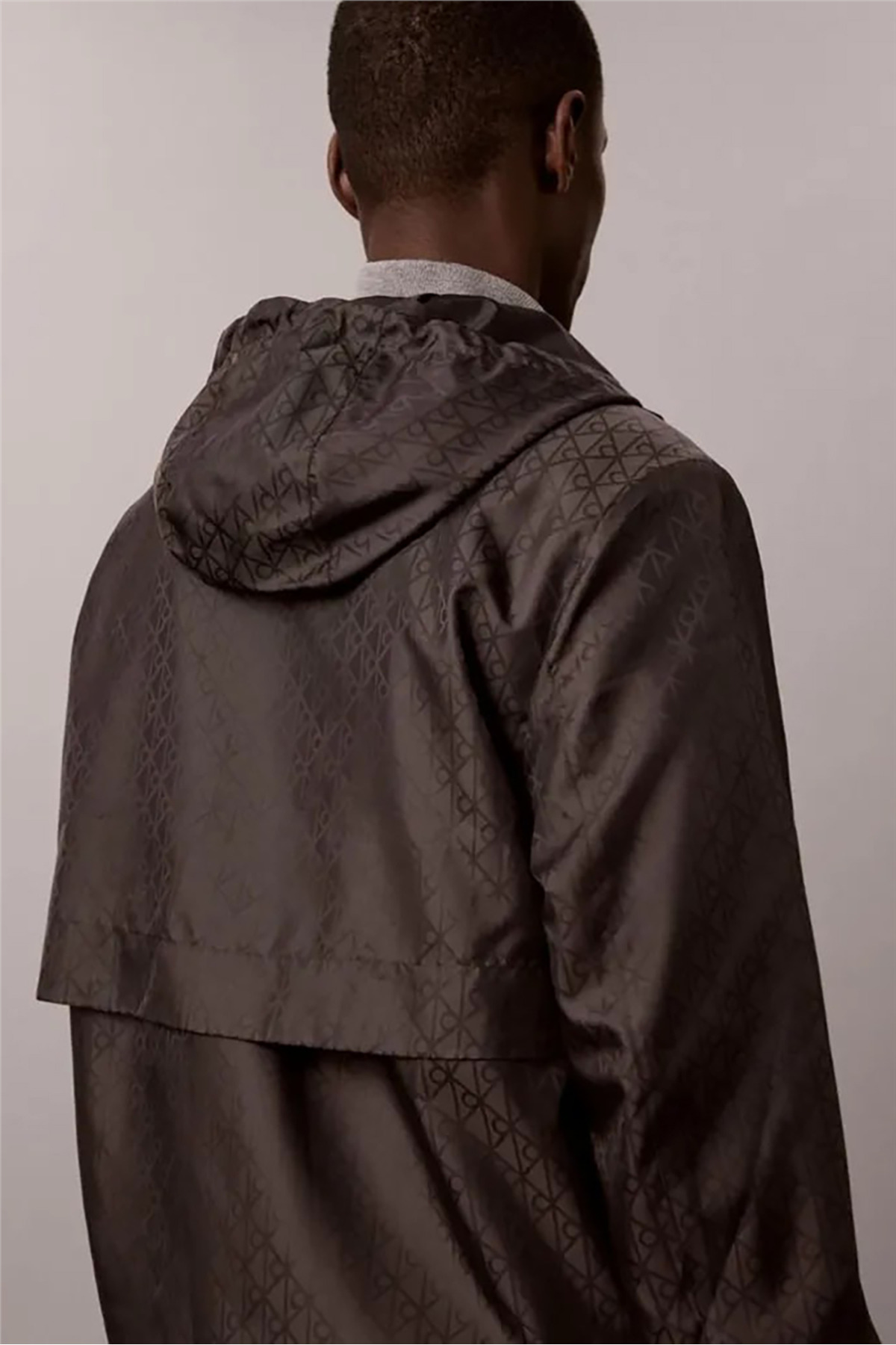 بادشکن مردانه فلنج نایلونی Ls Aop Windbreaker مشکی — مشکی LV04RH553G — تصویر 2 از 6
