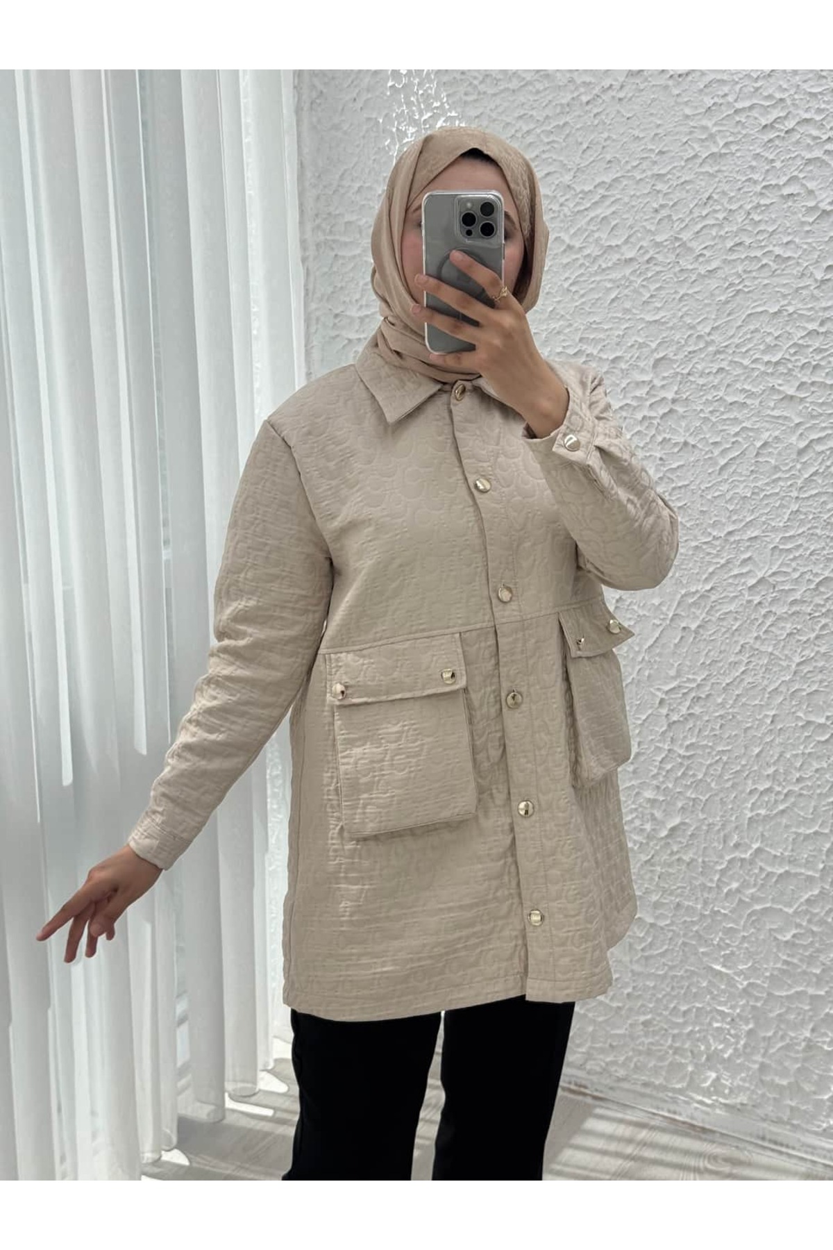 Queyla Aylin Cepli Kapitone Kap görsel 8