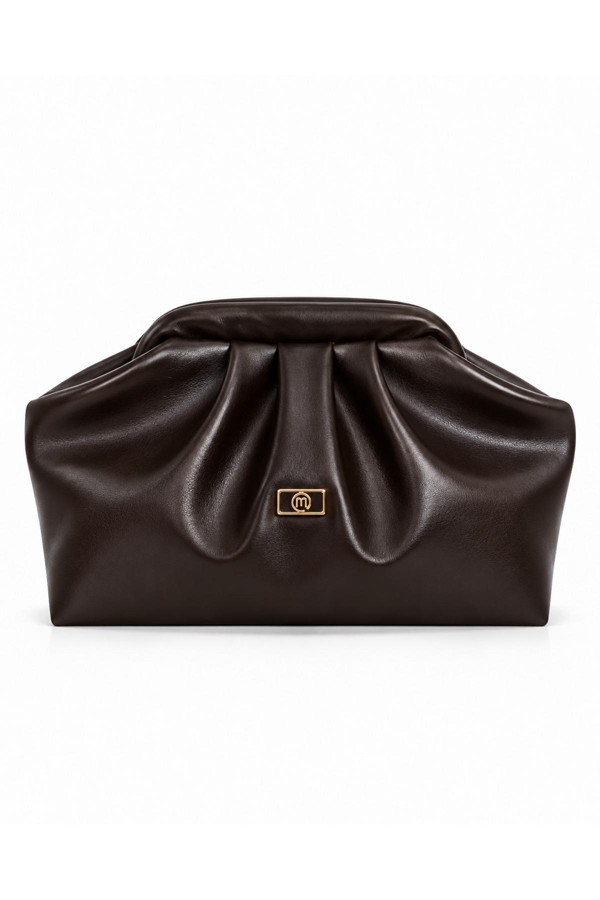 mossi Kadın Kahverengi Yumuşak Suni Deri Uzun Askılı Clutch ve Portföy Çanta Omuz Çantası