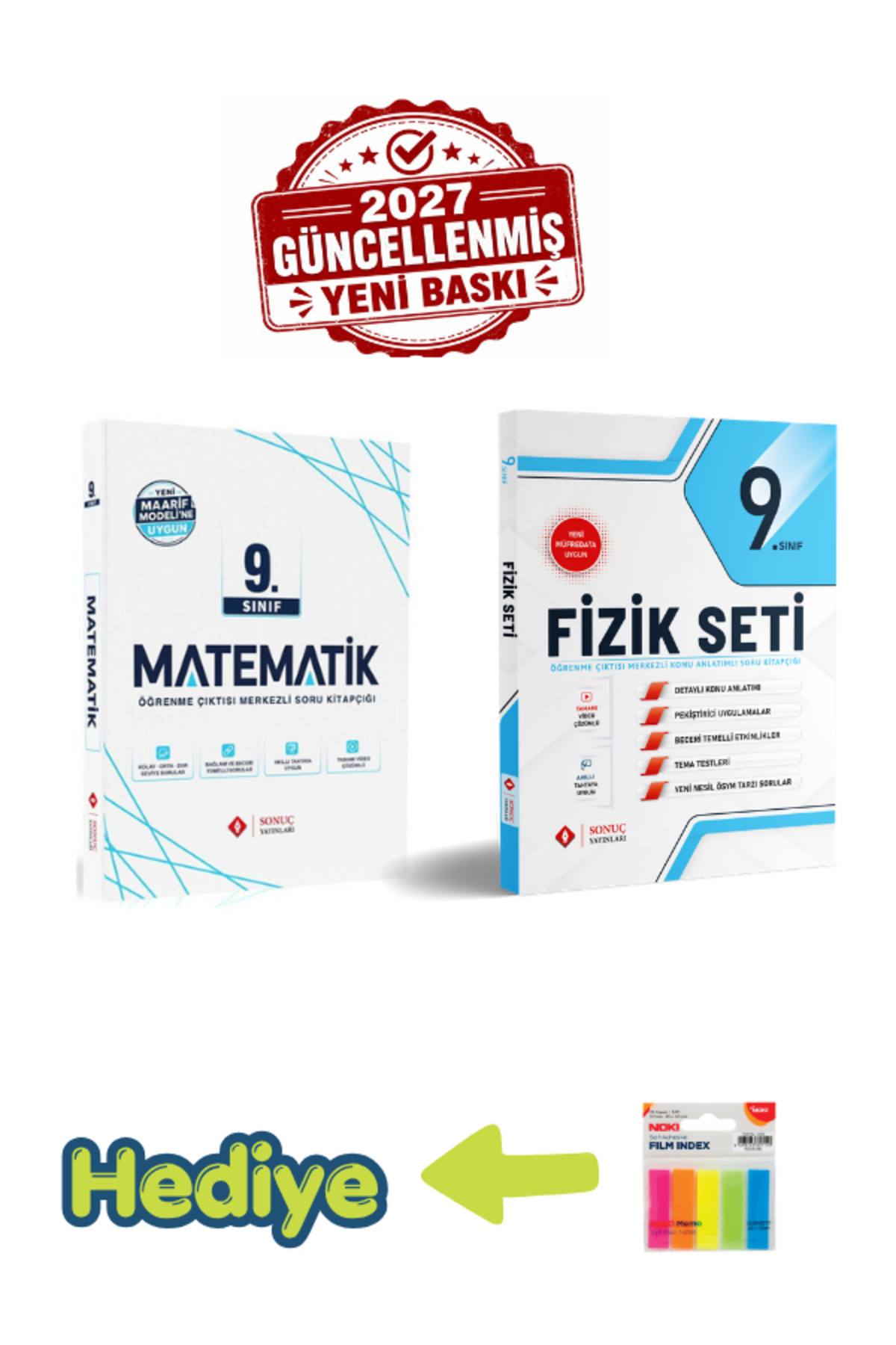 ナイツ　DVD 9本セット Sonuç Yayınları 9.Sınıf Fizik-Matematik Seti Mödüller Set 2026