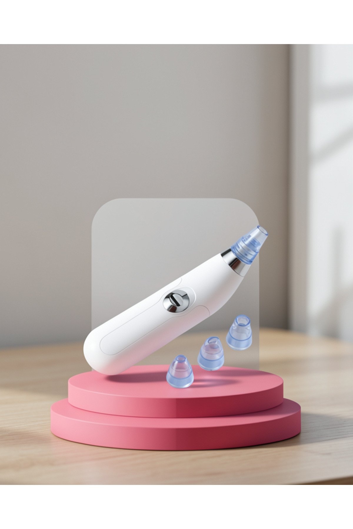 alemdarshop جاروبرقی چهار سر مخصوص جوش‌های سرسیاه با پورت USB، مشکی — XUCZZZBLACKHEADDEVICEIIIIII-2