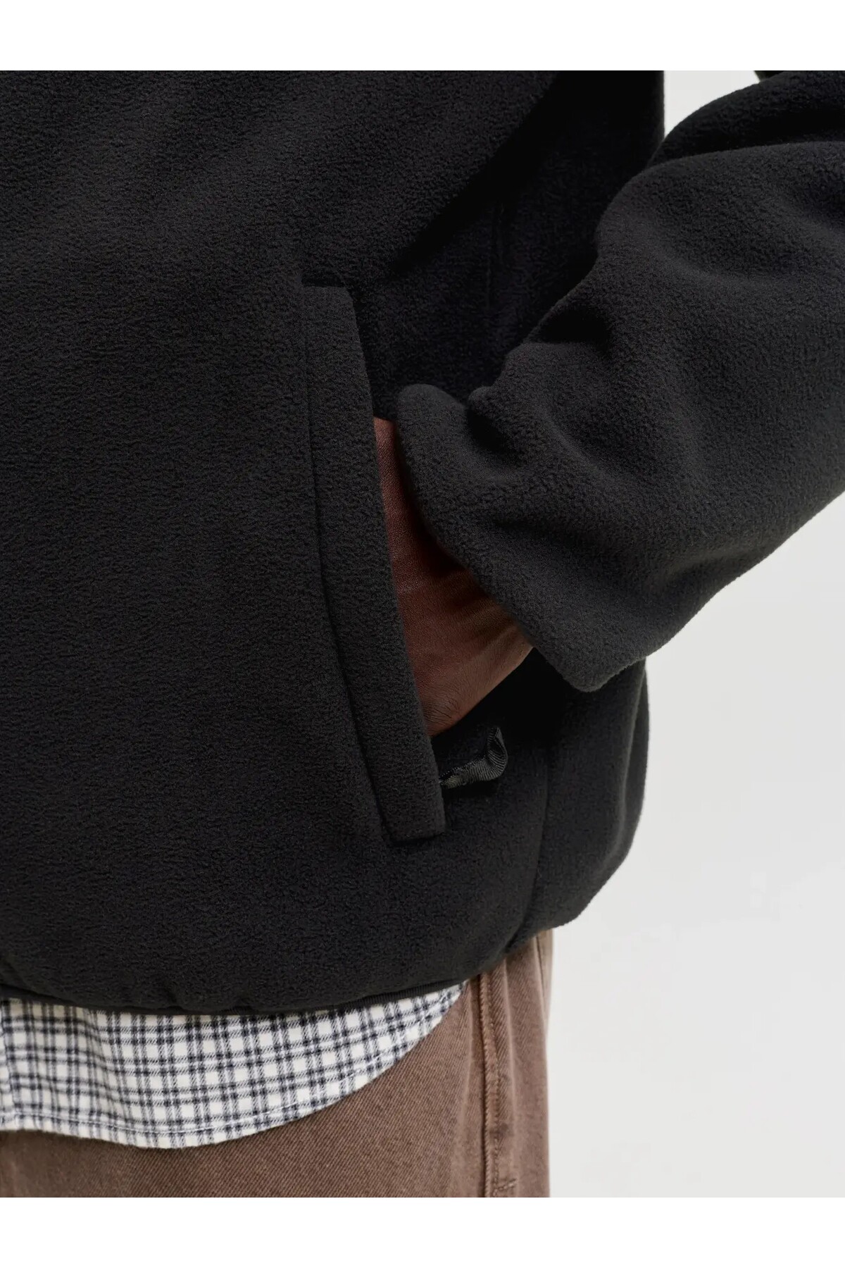 Jack & Jones Erkek Siyah Jjemason Fleece Sn Polar görsel 7