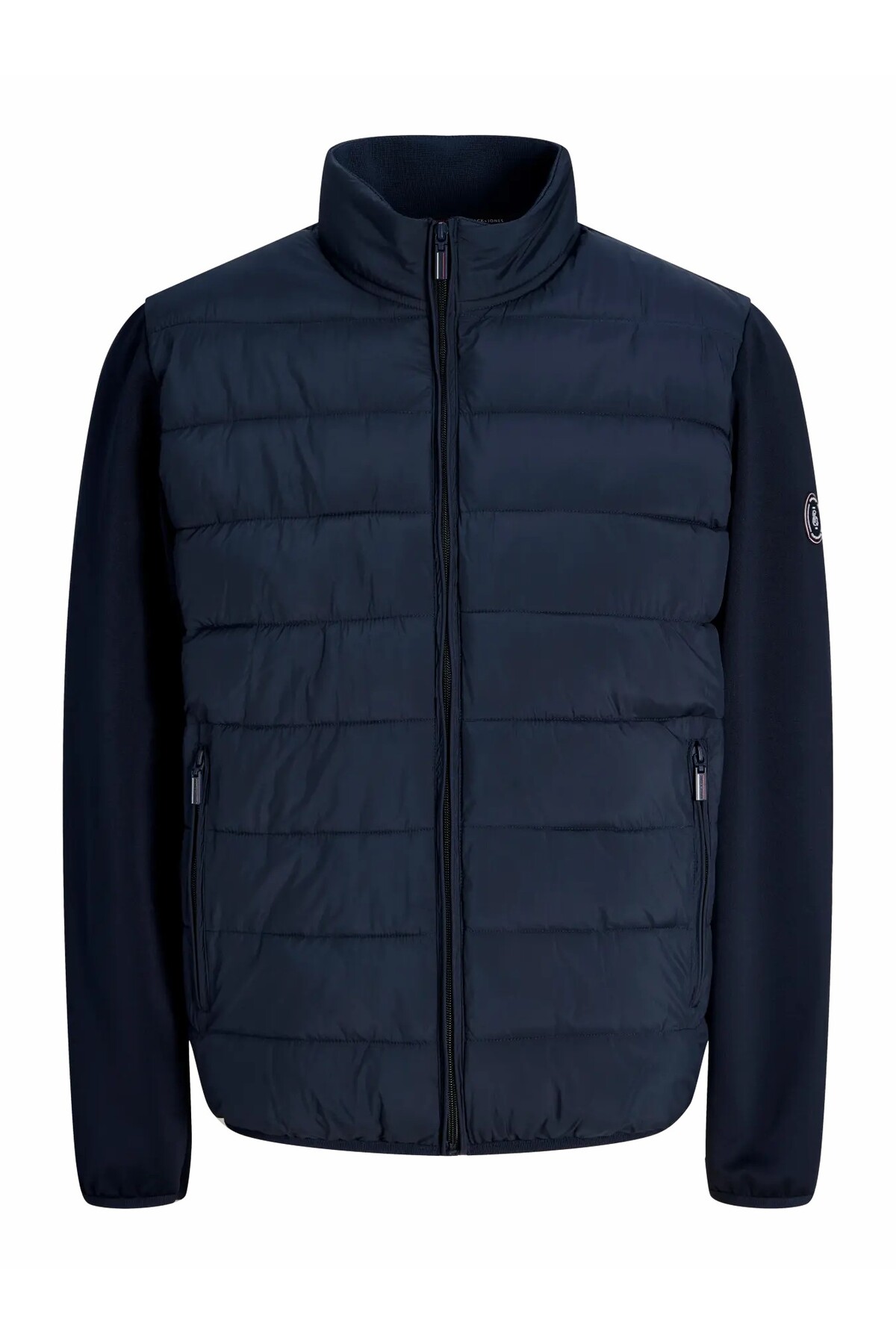 کاپشن هیبریدی مردانه سرمه‌ای Jjetate سایز بزرگ Sn Pls جک اند جونز کت بزرگ سایز Jack & Jones