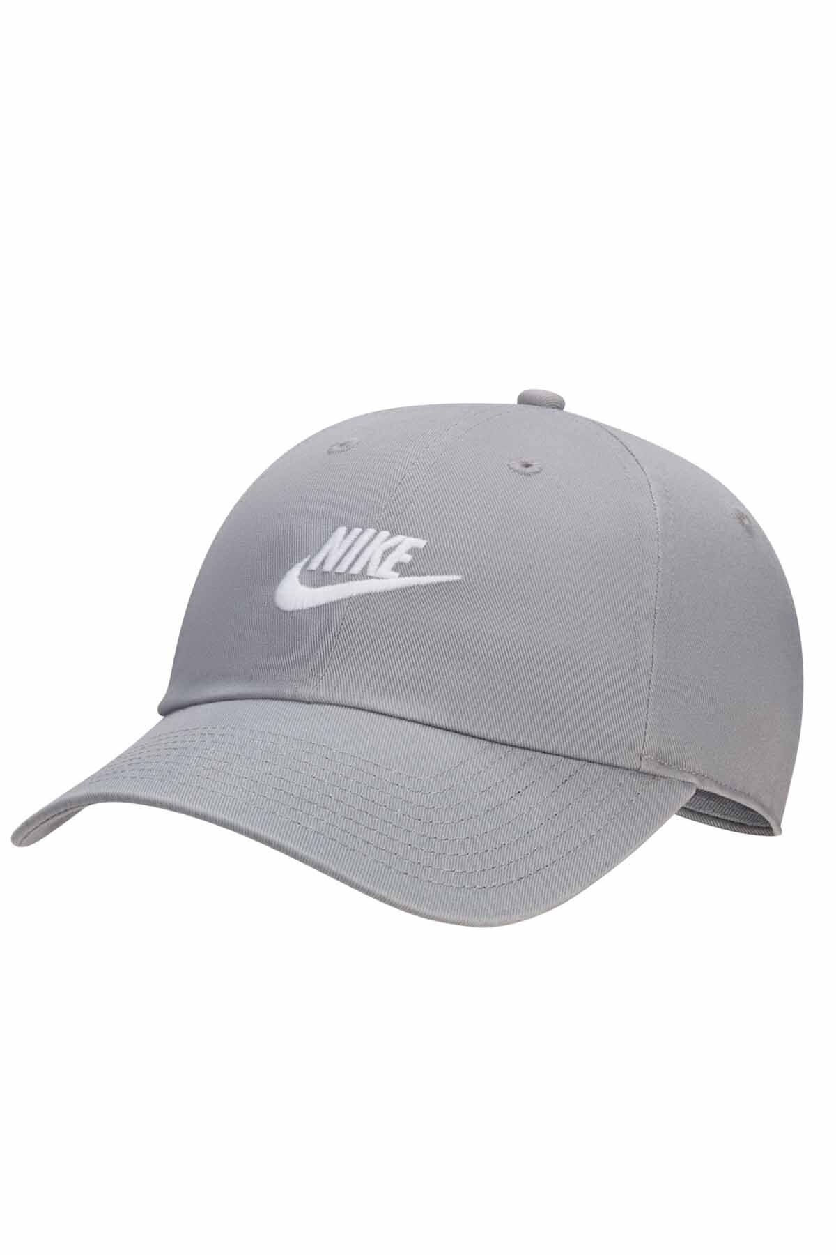 کلاه کپ ورزشی مردانه مدل CB Futura Swoosh خاکستری نایکی کلاه لبه دار Nike