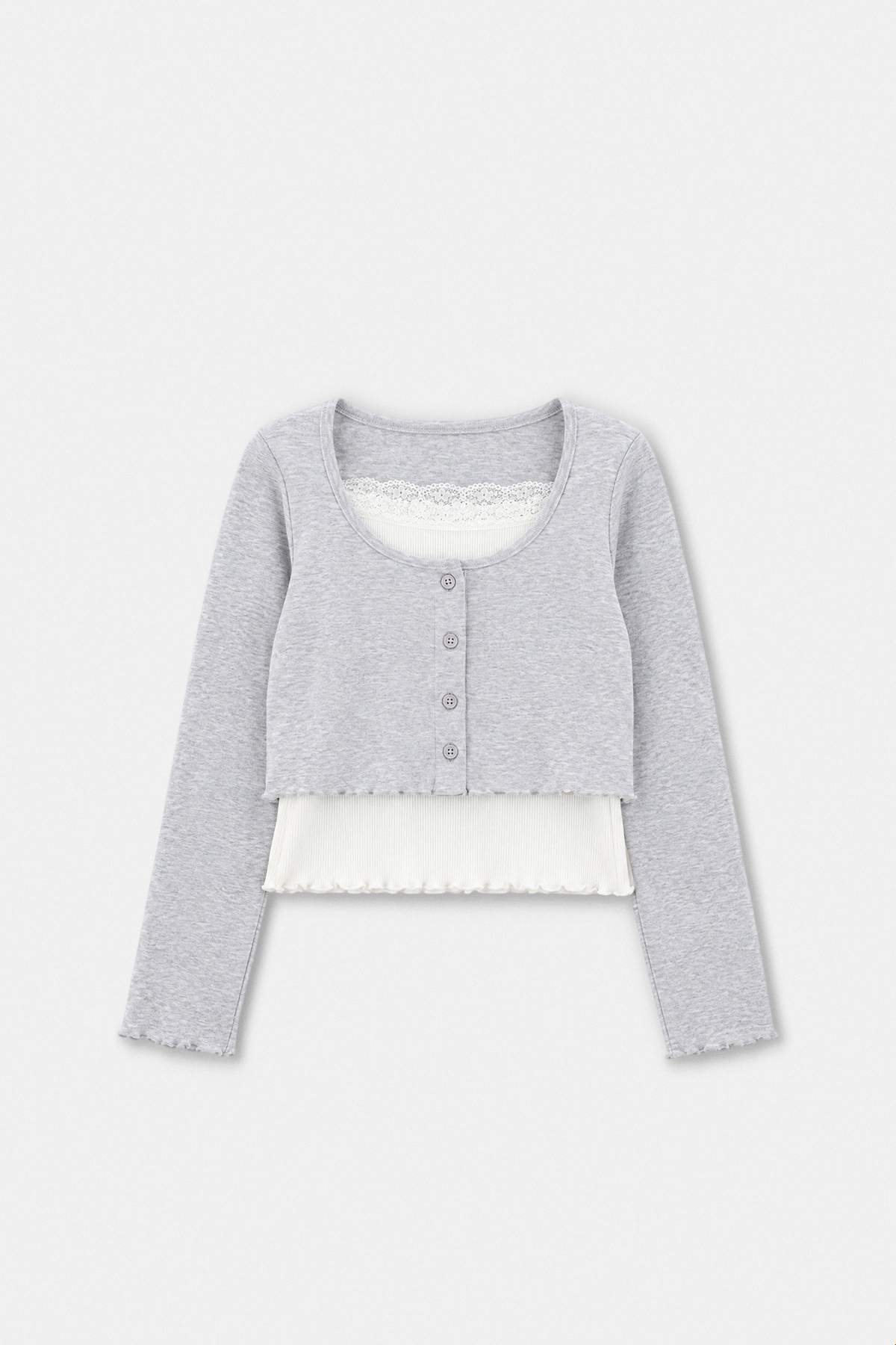 Trendyolmilla Kids Gri Kız Çocuk Hırka TKDAW27HI00015