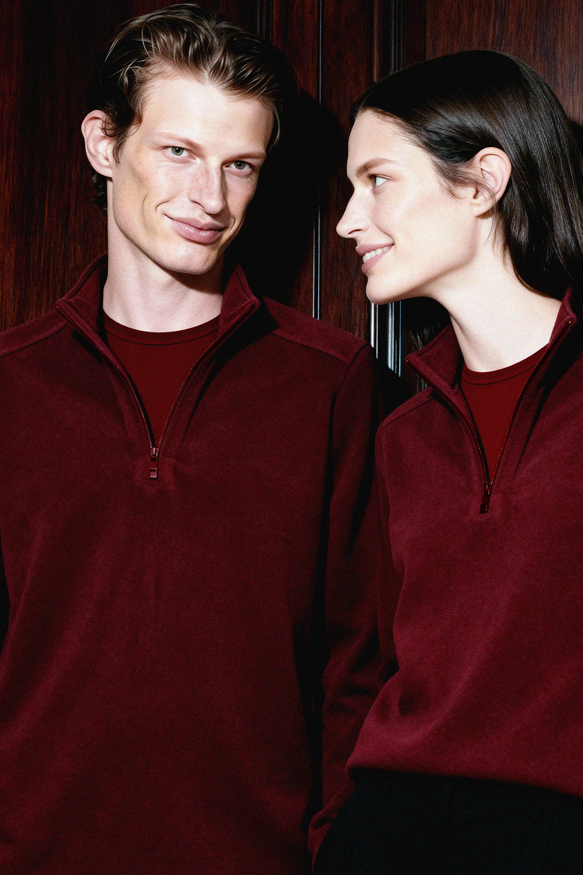 AC&Co / Altınyıldız Classics Erkek Bordo Anti-pilling Tüylenme Yapmayan Isı Koruyan Standart Fit Dik Yaka Polar Sweatshirt görsel 2