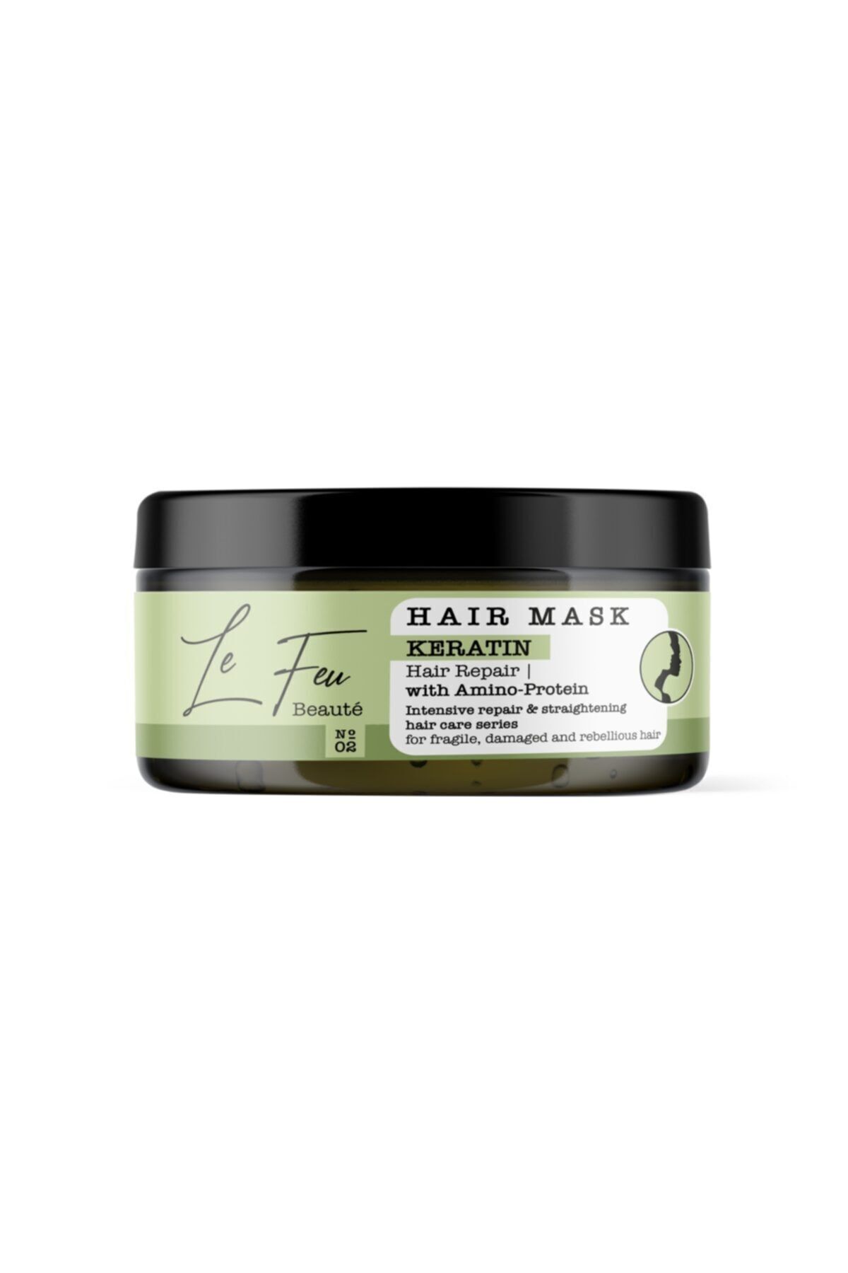 le feu beaute Le Feu Beauté Keratin ve Amino Proteinli Onarıcı Saç Maskesi 300 ml - Tüm Saç Tipleri — 02