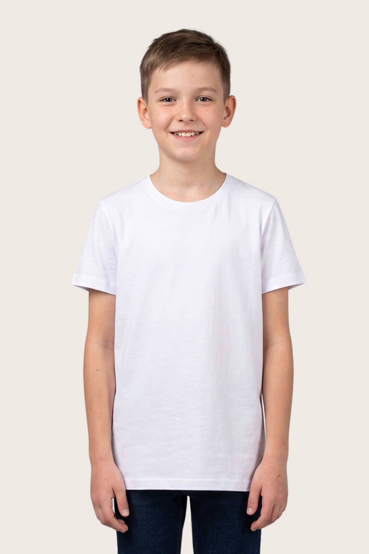 Erkek Çocuk T-Shirt Okulluk 1 Beden Büyük Alınması Önerilir