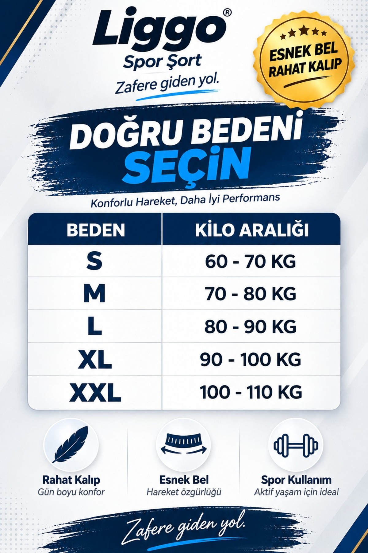 Liggo Spor Kapri Şort Basketbol Şortu Halısaha Şortu Futbol Şortu Antrenman Şortu görsel 2