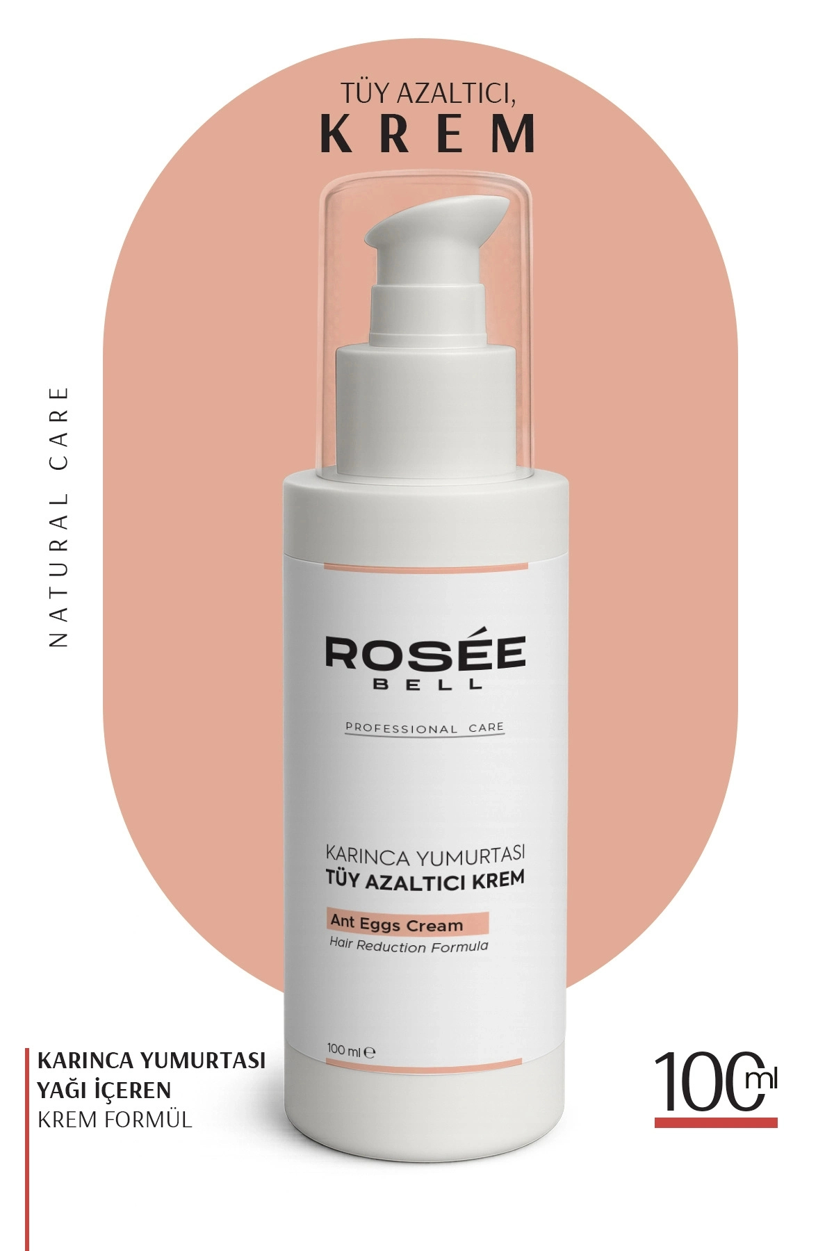 Rosee Bell Epilasyon Sonrası Tüy Azaltıcı & Nemlendirici Karınca Yumurtası Kremi | 100ml — ROSEANT2