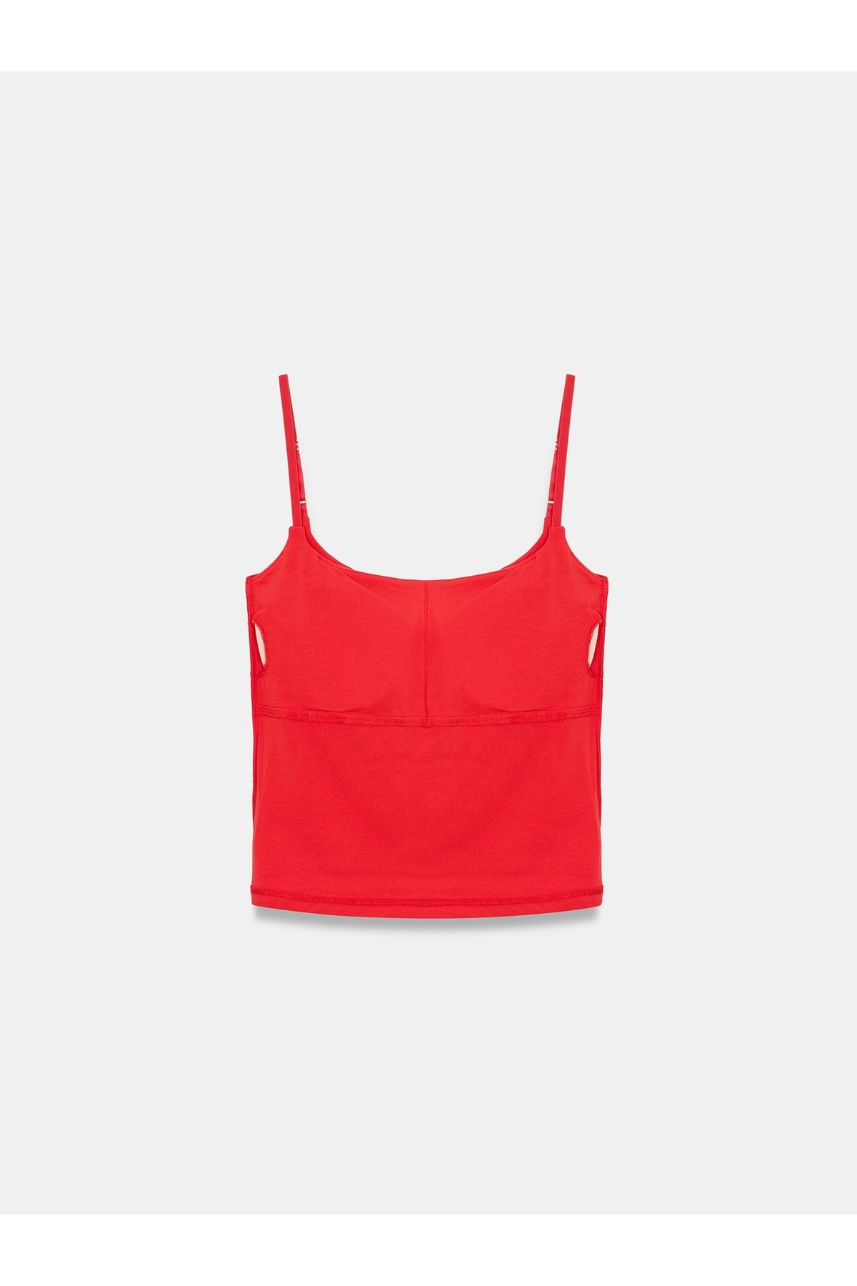 Dilvin 21200 Bra-Free Askılı Top-Kırmızı görsel 6
