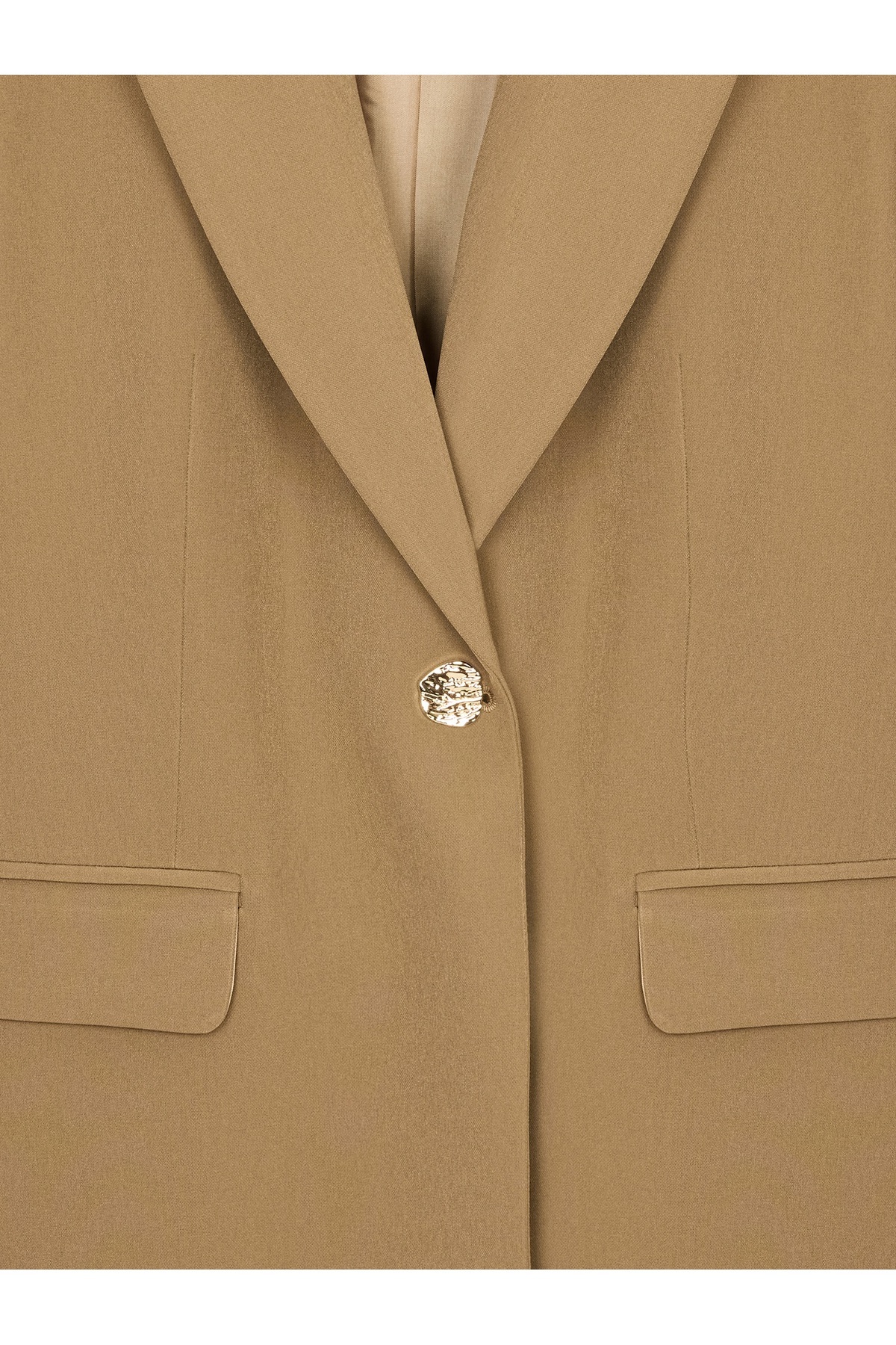 Dilvin 60816 Vücuda Oturan Blazer-Yağ Yeşil görsel 8