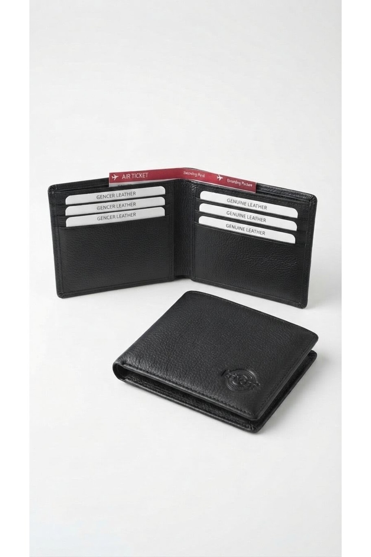GENCER LEATHER Hakiki İnce Deri Cüzdan