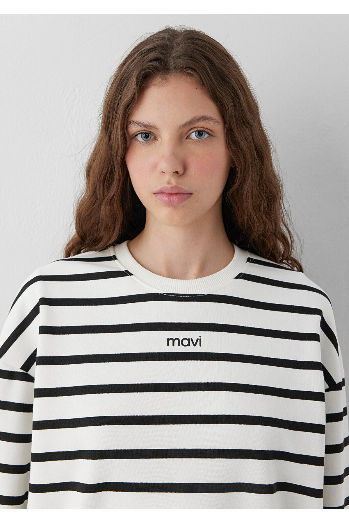 Mavi Siyah Sweatshirt 1S10561-80875 görsel 6