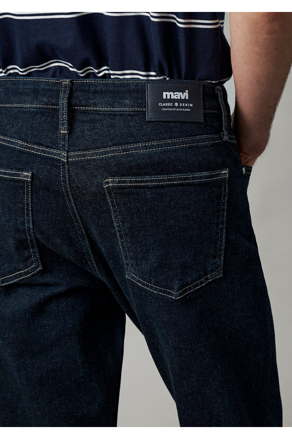 Mavi Marlon Classic Denim Rinse Jean Pantolon 0019166-A4187 görsel 8