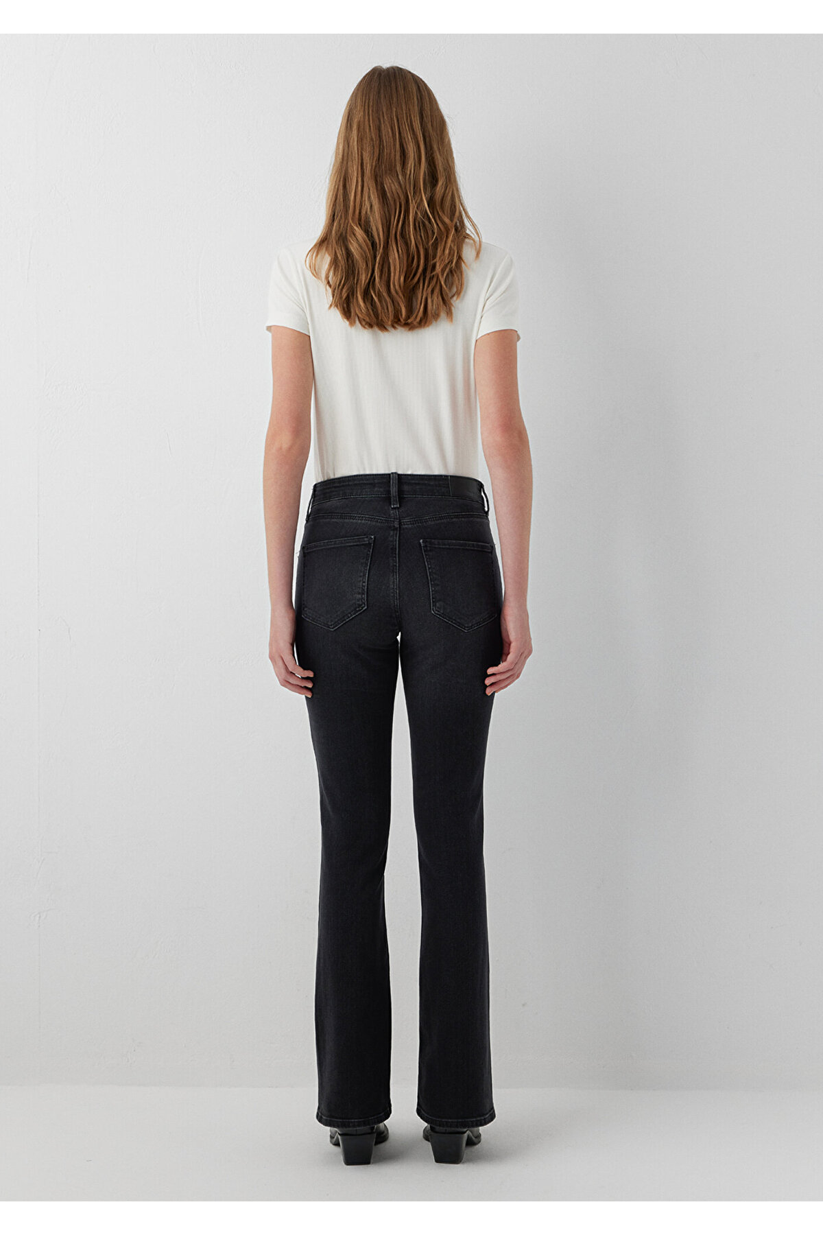 Mavi Molly Smoke Denim Antrasit Jean Pantolon 88136A6888 görsel 5