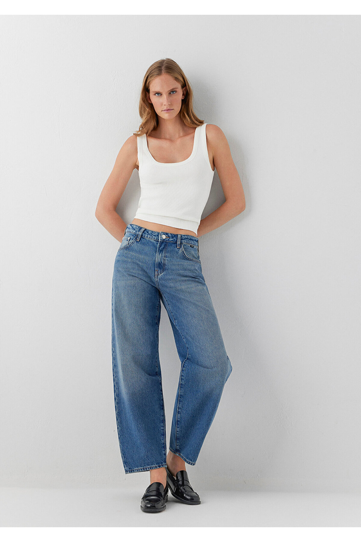 Mavi Leila Premium Blue Gölgeli Indigo Mavisi Jean Pantolon 1010600-A3812