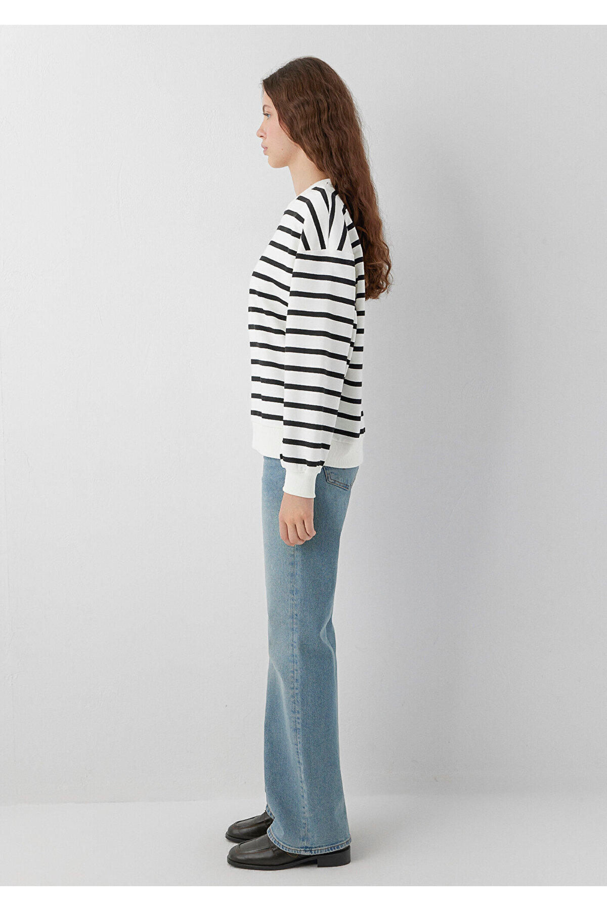 Mavi Siyah Sweatshirt 1S10561-80875 görsel 4