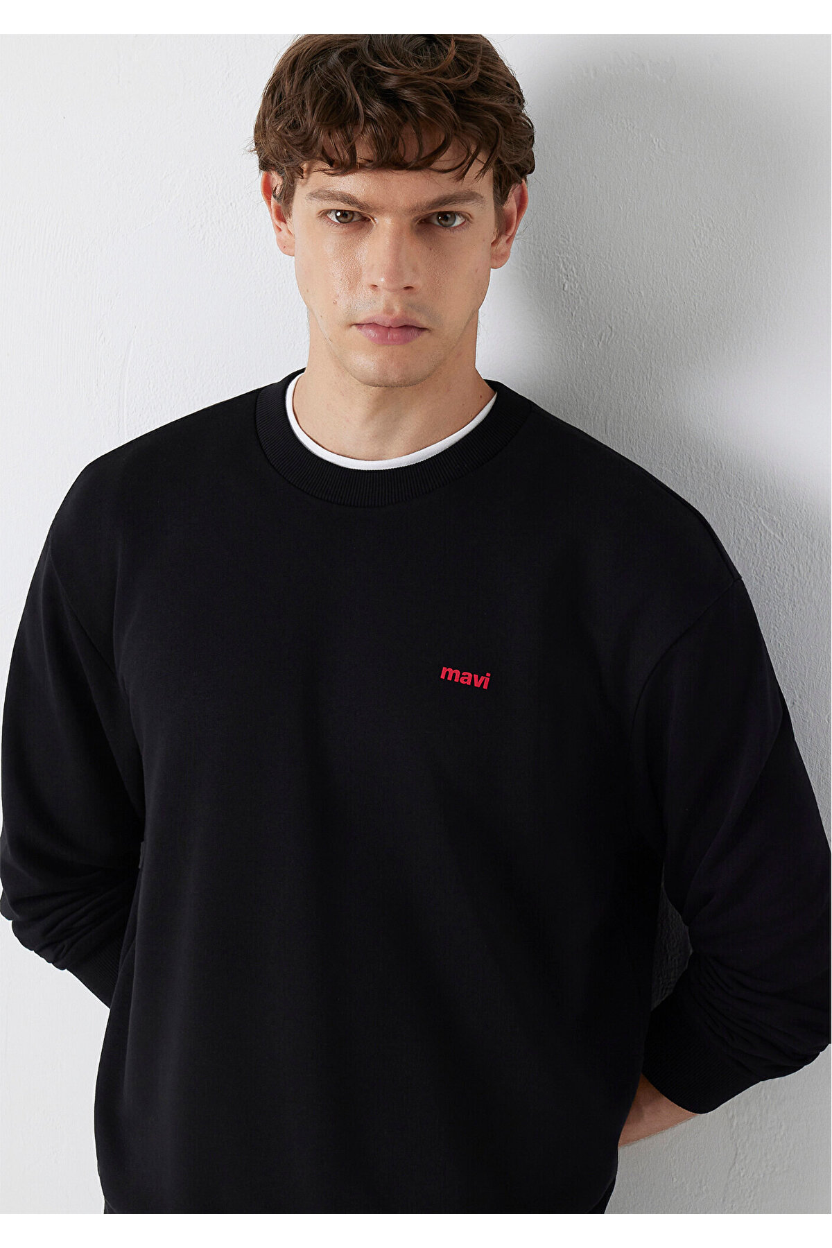 Mavi Logo Siyah Basic Sweatshirt 0S10643-900 görsel 2