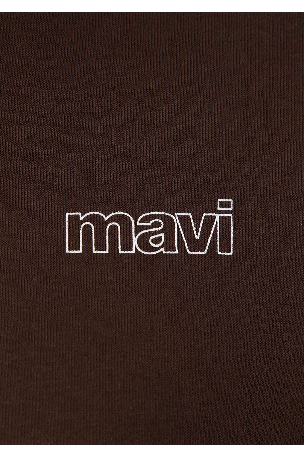 Mavi Logo Baskılı Kahverengi Sweatshirt 1611656-90704 görsel 7
