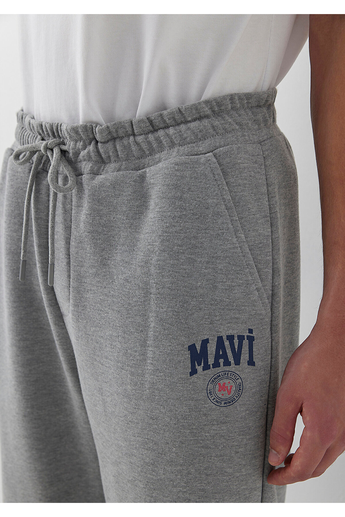 Mavi M0010633 Basic Erkek Eşofman Altı GRİ görsel 6