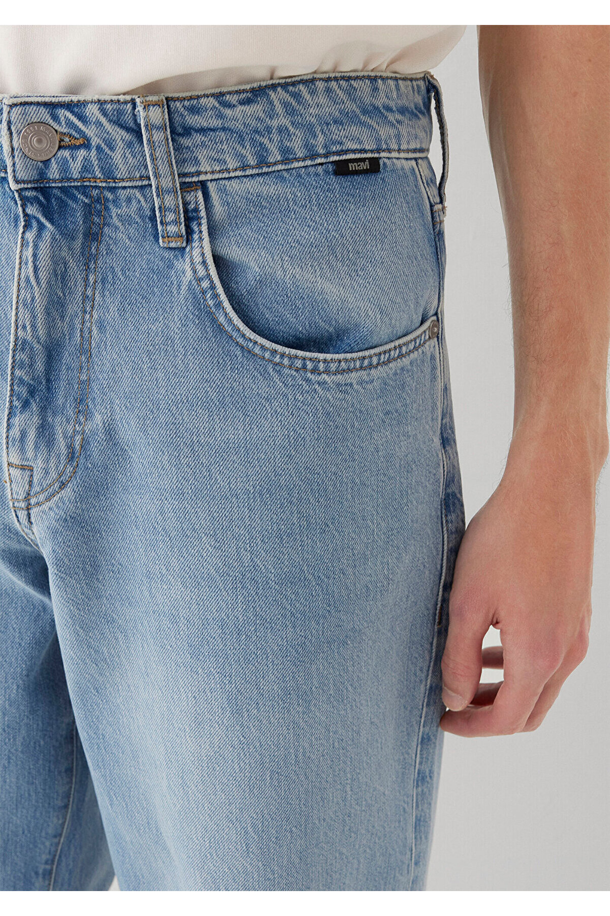 Mavi Mitte Street Açık Jean Pantolon 0010101-A3985 görsel 6