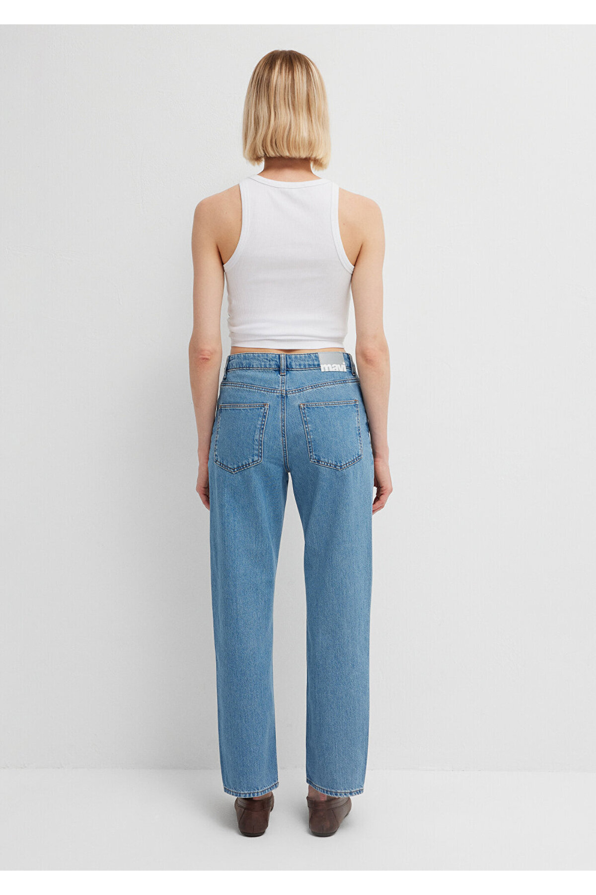 Mavi Iconic Puslu Açık Jean Pantolon 1021060-A3928 görsel 6