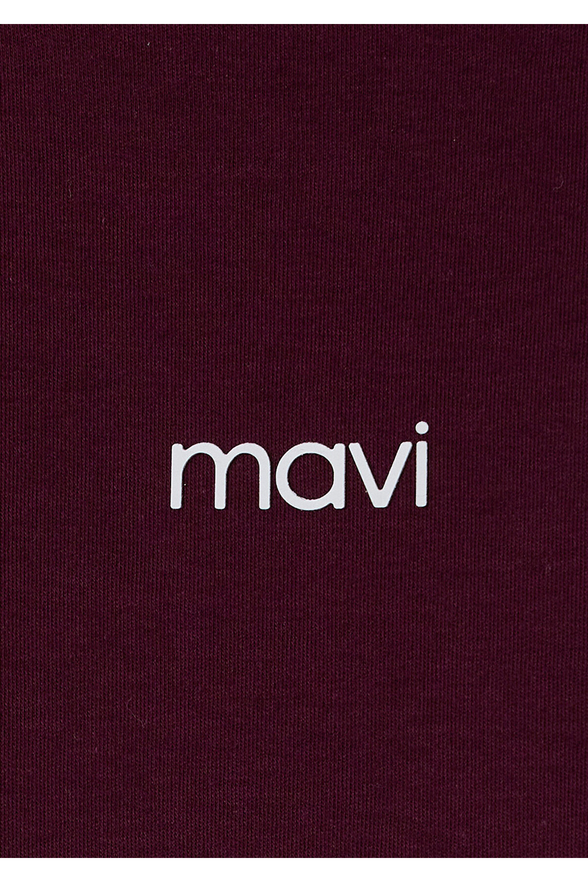 Mavi Logo Baskılı İnterlok Bordo Tişört Regular Fit / Normal Kesim 1612829-70434 görsel 7