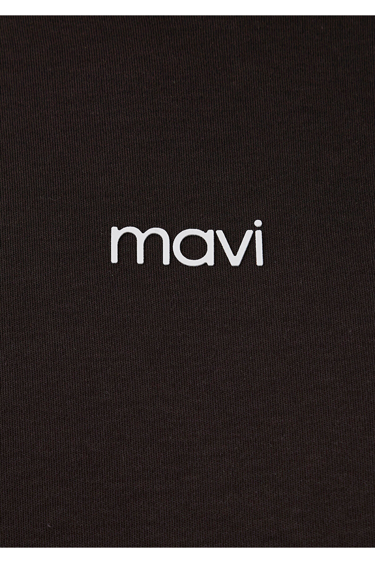 Mavi Logo Baskılı İnterlok Kahverengi Tişört Regular Fit / Normal Kesim 1612829-70240 görsel 7