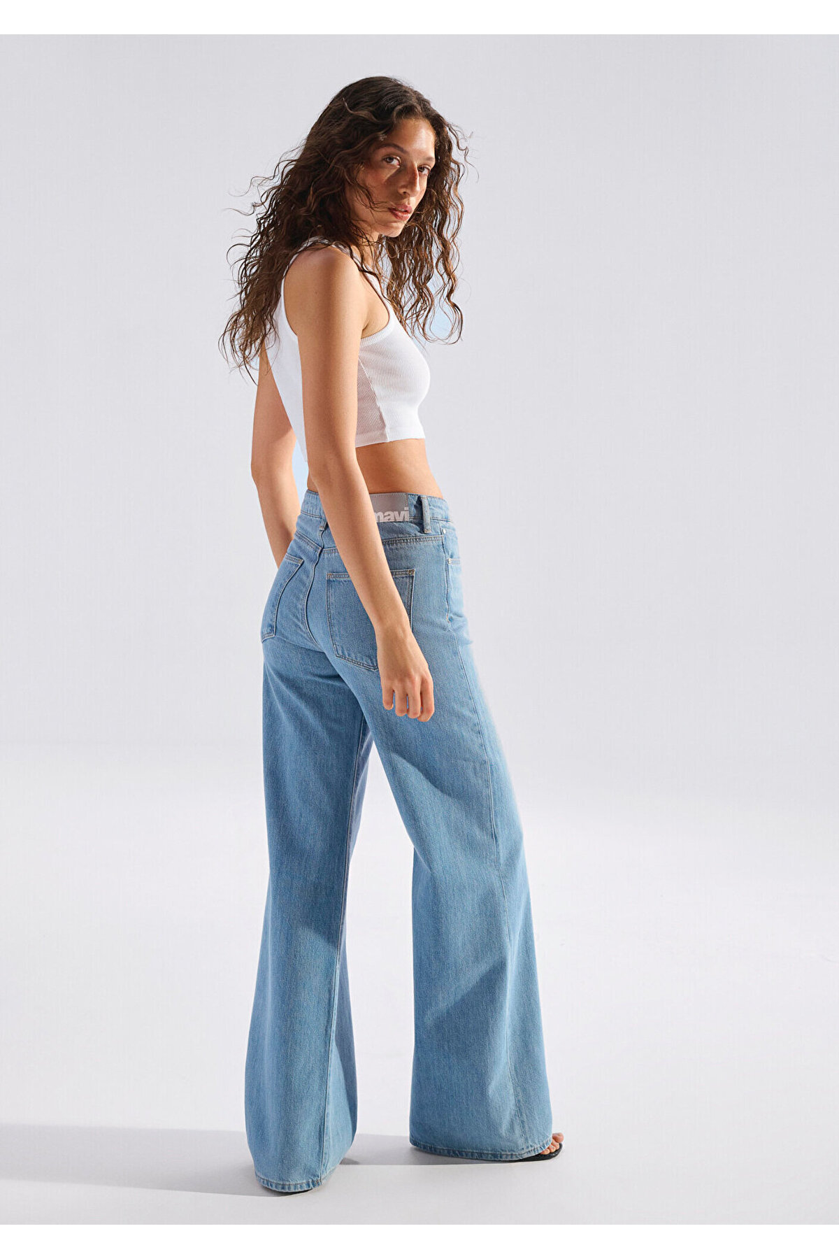 Mavi Florida Iconic Puslu Açık Jean Pantolon 1010381-A4216 görsel 8