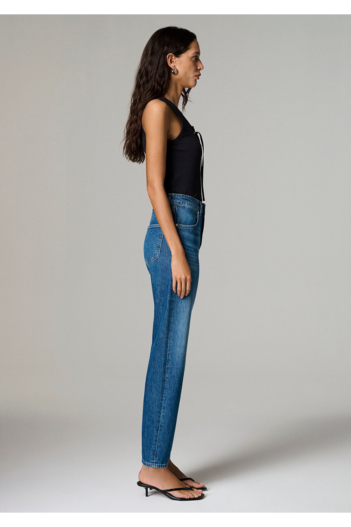 Mavi Iconic Vintage Indigo Mavisi Jean Pantolon 1021060-A3357 görsel 5