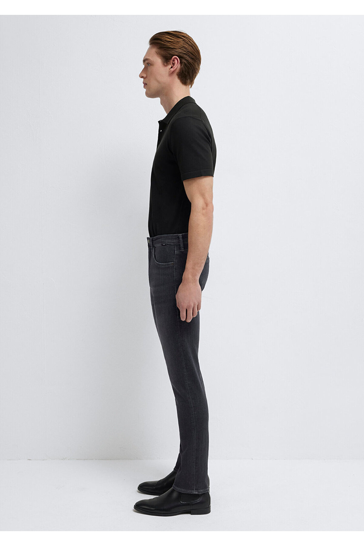 Mavi Jake Lux Black Antrasit Jean Pantolon 00422A1743 görsel 4