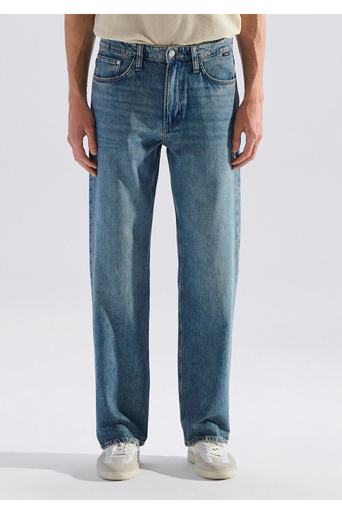 Mavi Orson Street Puslu Indigo Mavisi Jean Pantolon 0019402-A3348 görsel 5