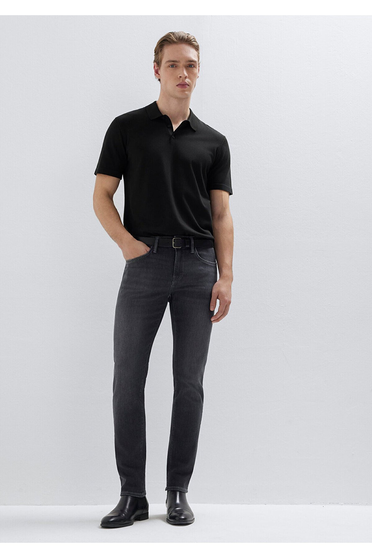 Mavi Jake Lux Black Antrasit Jean Pantolon 00422A1743 görsel 2