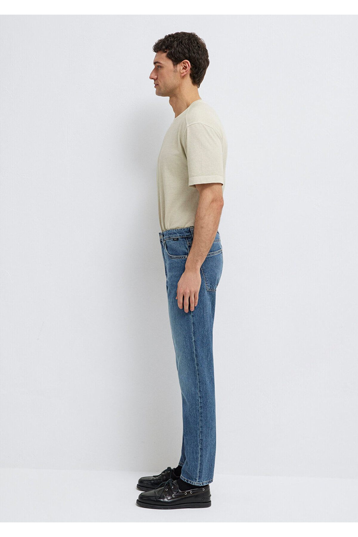 Mavi London Classic Denim Koyu Jean Pantolon 0010172-A1724 görsel 5