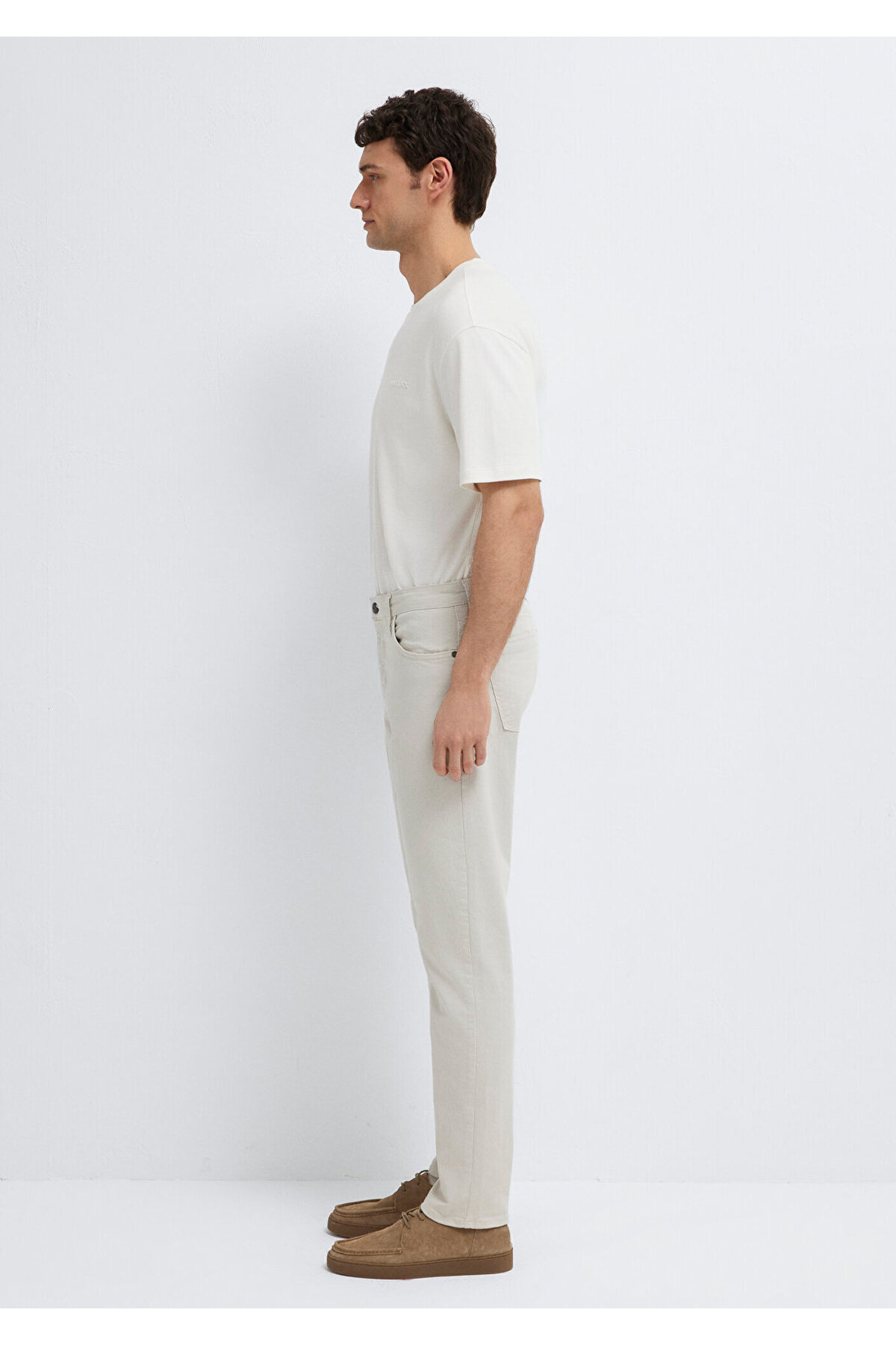 Mavi Milan Black Gri Gabardin Pantolon 0081089464 görsel 4