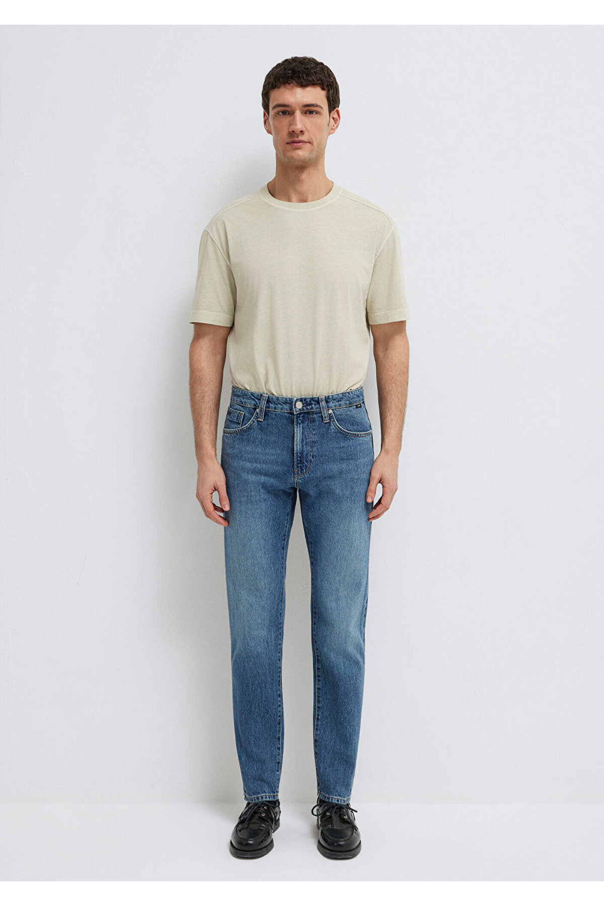 Mavi London Classic Denim Koyu Jean Pantolon 0010172-A1724 görsel 4