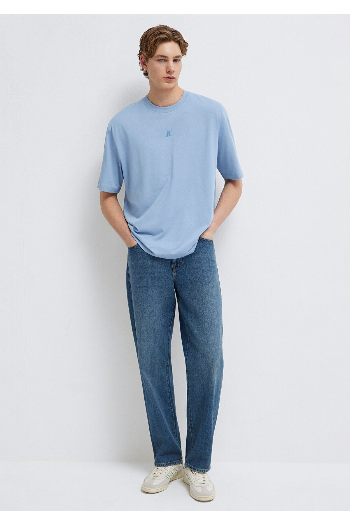 Mavi Pro Tişört Relaxed Fit / Rahat Kesim 0613438-91590 görsel 2