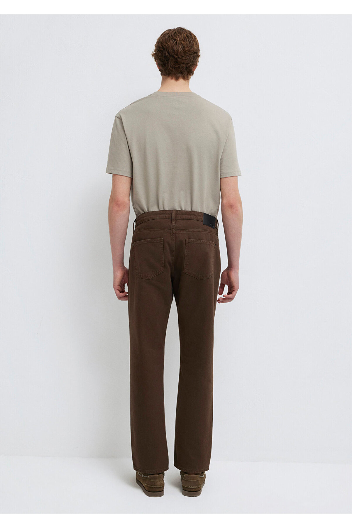 Mavi Lisbon Kahverengi Gabardin Pantolon 0010039-A2797 görsel 5