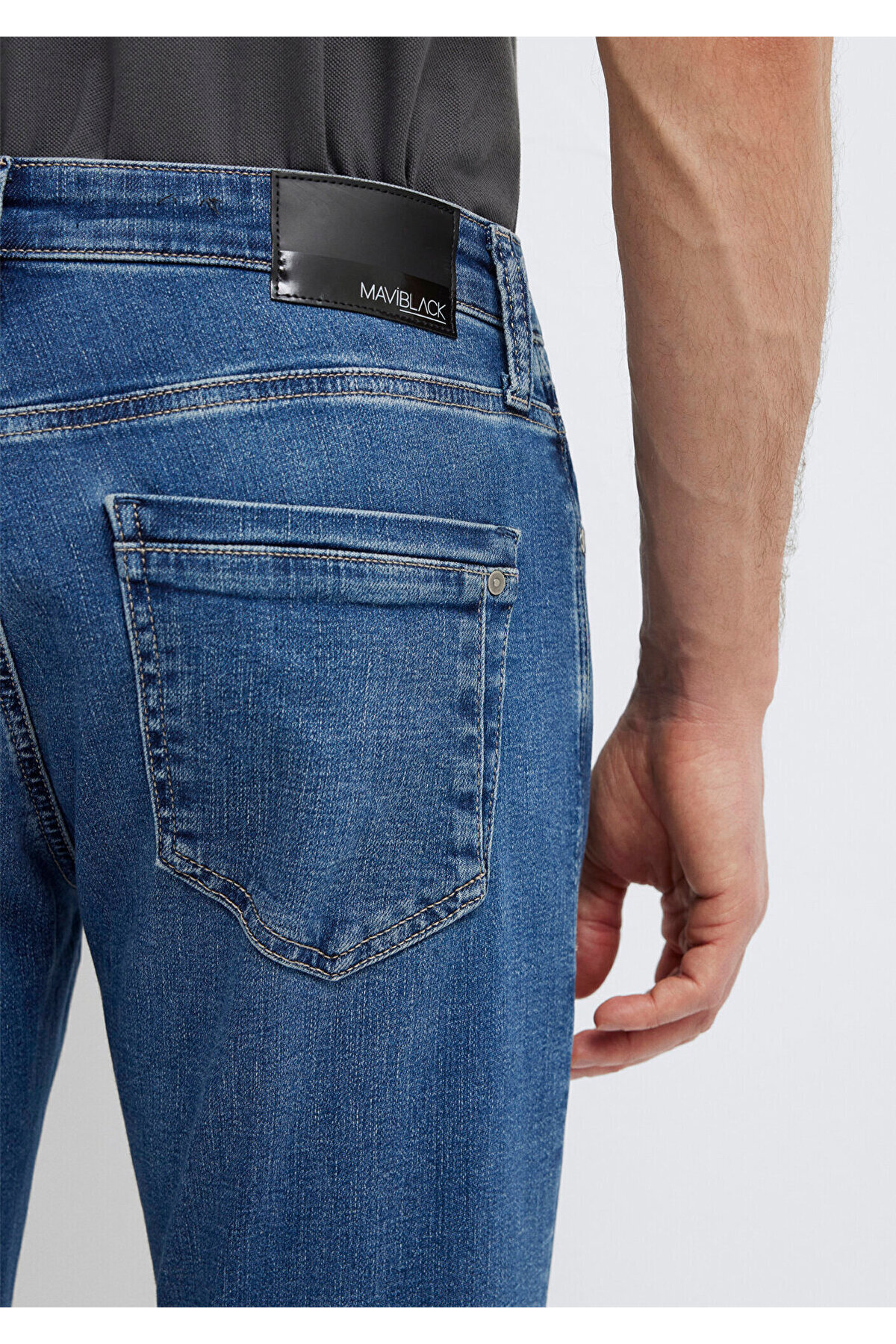 Mavi Martin Black Koyu Jean Pantolon 00378A3044 görsel 8
